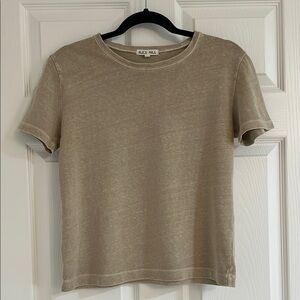 Alex Mill | Vintage Wash Crewneck Tee in Vintage Khaki